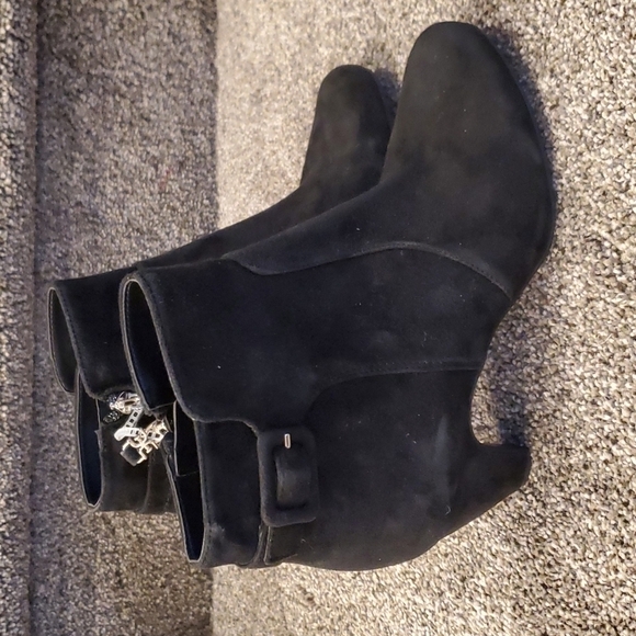 NEW Sam Edelman Margaret Suede Anthropologie Ankle shoes boots sz 7.5 - Picture 3 of 12